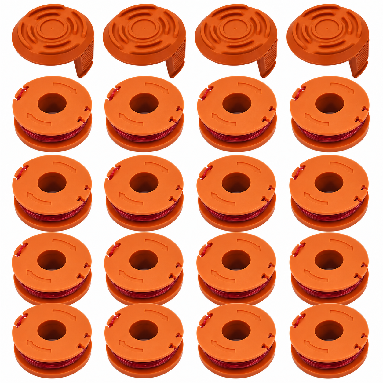 Replacement Trimmer Spools 3m 1.65mm for Worx WA0004 WA0010, 20Pack